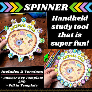 Animal Cell Wheel Spinner