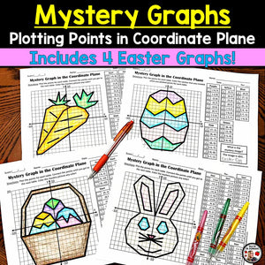 Easter Mystery Graphs Plotting Points in the Coordinate Plane