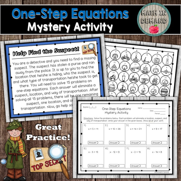 Mystery Detective - Math in Demand