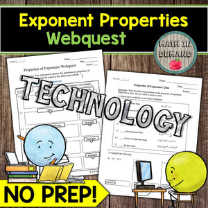 Exponent Properties Webquest