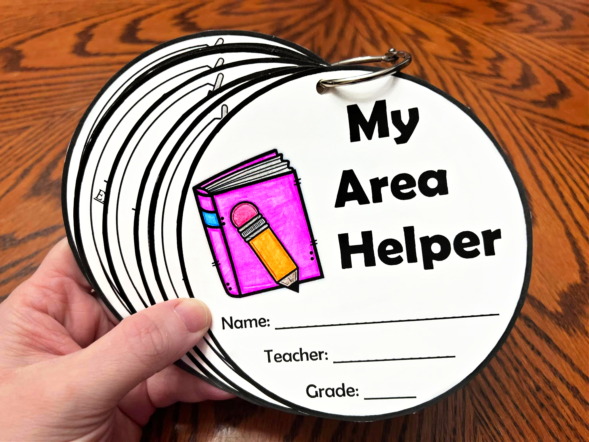 Area Helper Includes Rectangles, Squares, Triangles, Parallelograms, Trapezoids