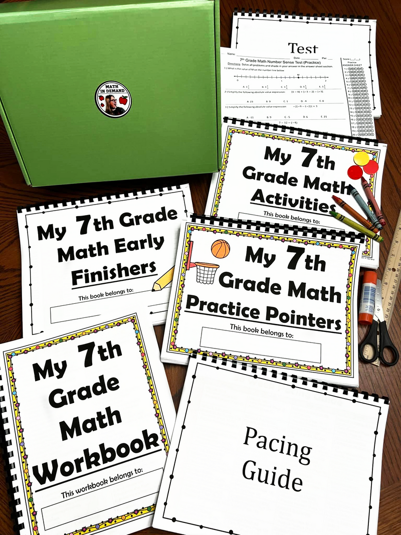7th Grade Math Homeschool Box - Math in Demand