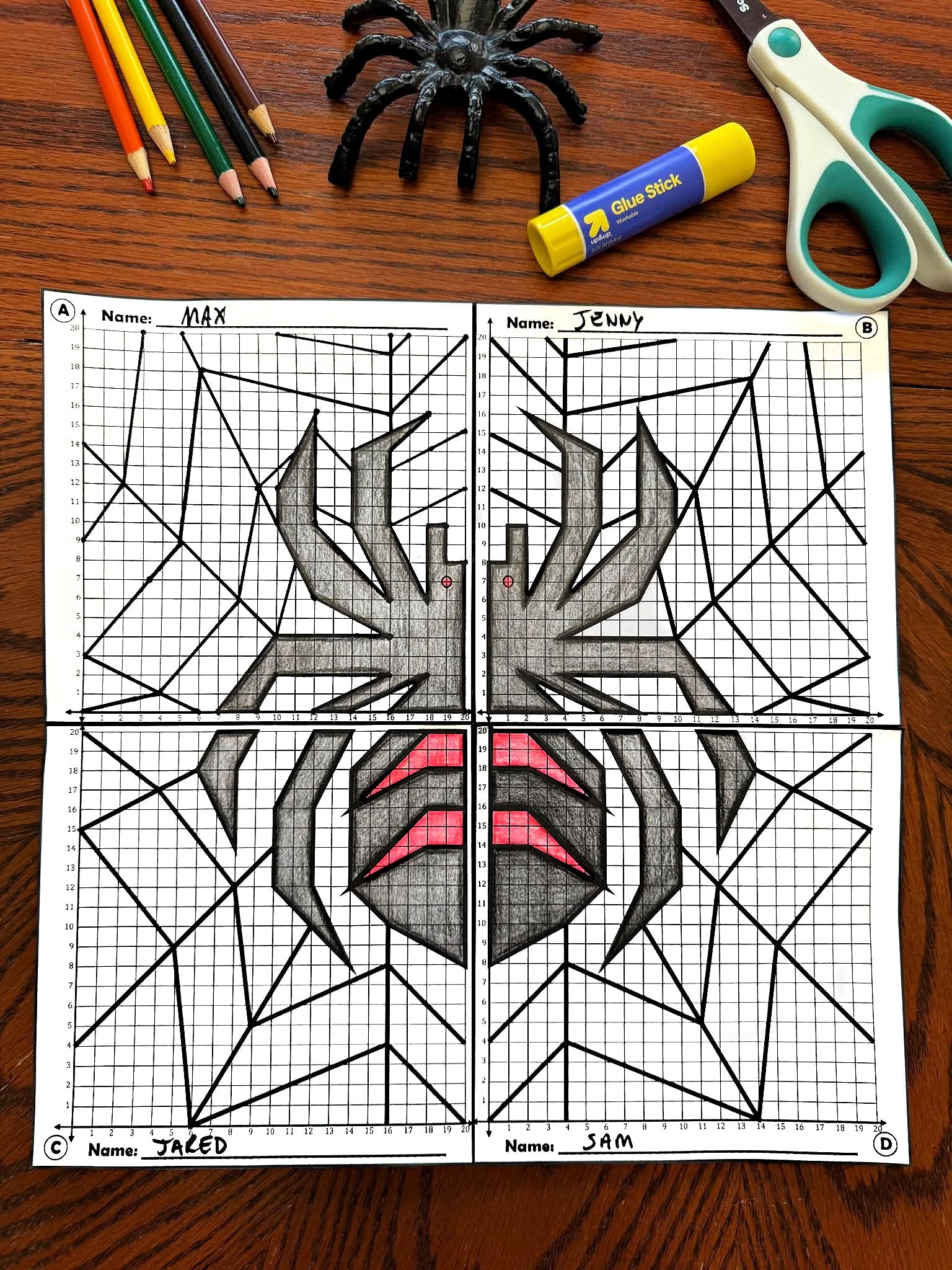 Spider Group Mystery Graph