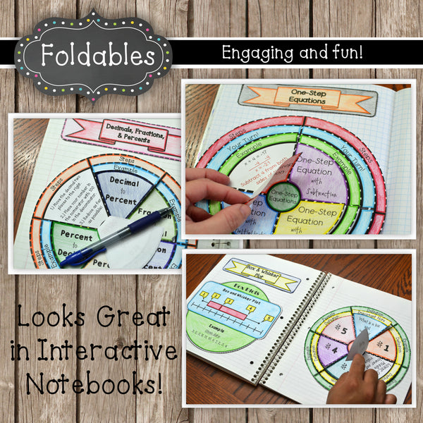 Math Foldables - Math in Demand