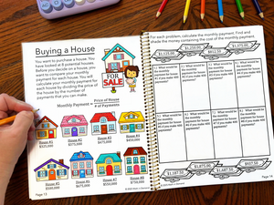 Real World Math Problems for 4th to 8th Grade (Physical Copy)