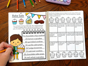 Real World Math Problems for 4th to 8th Grade (Physical Copy)