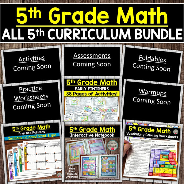 5th Grade Math Curriculum Bundle PRE ORDER Math In Demand 5th grade math curriculum bundle pre order math in demand