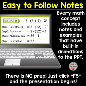 5th Grade Math PowerPoints (Entire Year) PREORDER