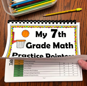 7th Grade Math Practice Pointers (Physical Copy)