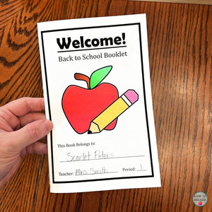Back to School Syllabus Booklet Editable