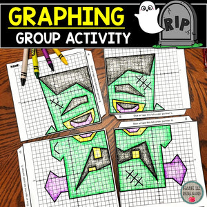 Group Mystery Graph Activity for Halloween (Frankenstein)