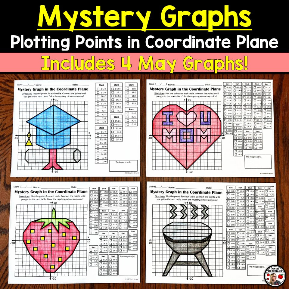 May End of Year Mystery Graphs