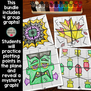 Group Mystery Graph Activities Bundle