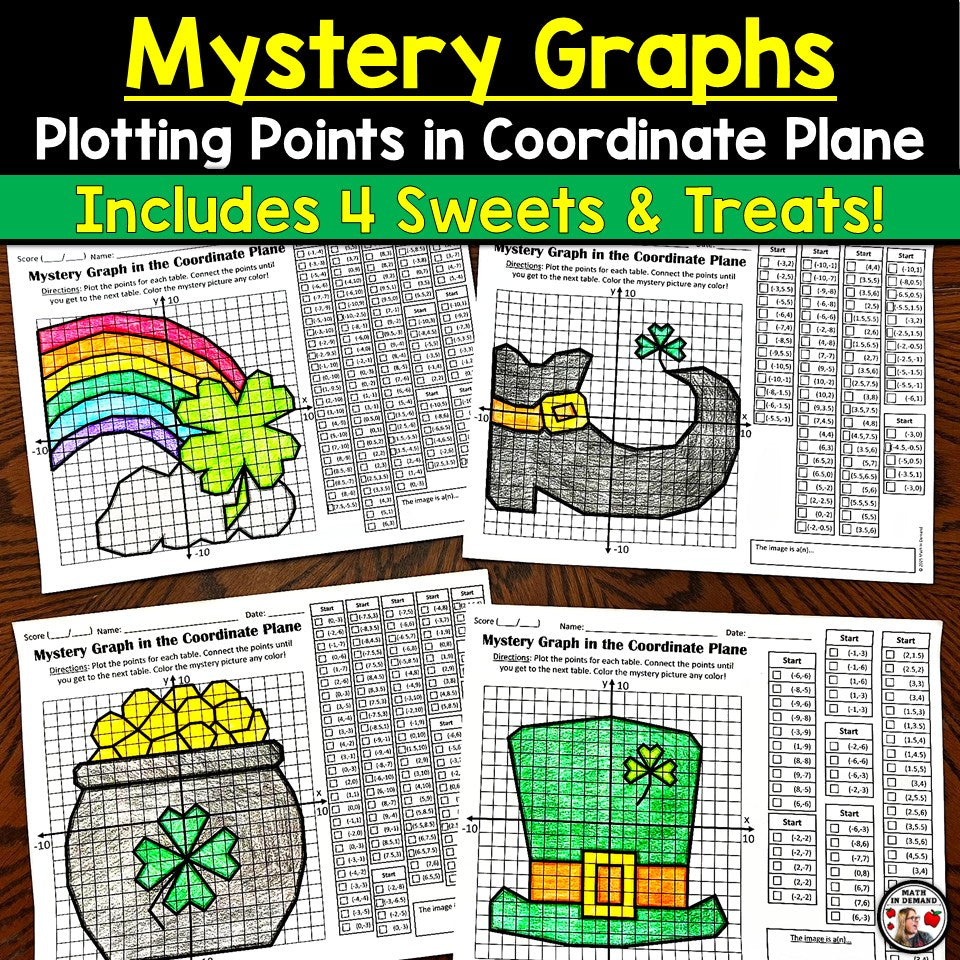 St. Patrick's Day Mystery Graphs