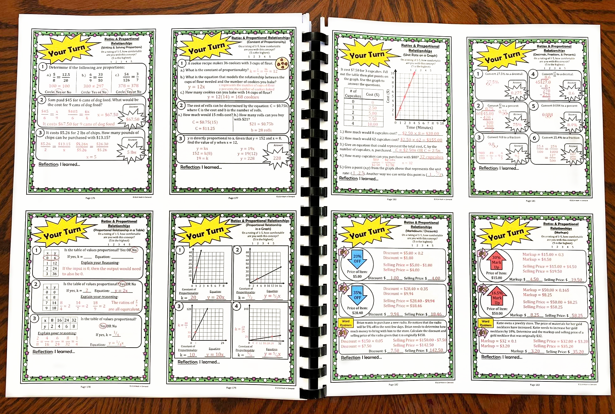 7th Grade Math Interactive Worksheets