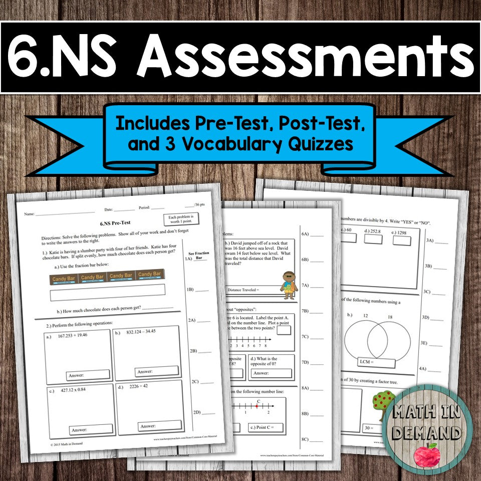 6.NS Assessment (Number Sense)
