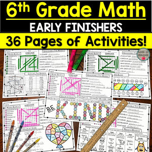 6th Grade Math Early Finishers