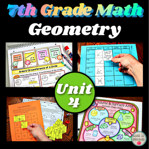 7th Grade Math Unit 4 Geometry Curriculum