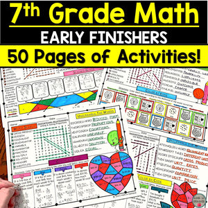 7th Grade Math Early Finishers