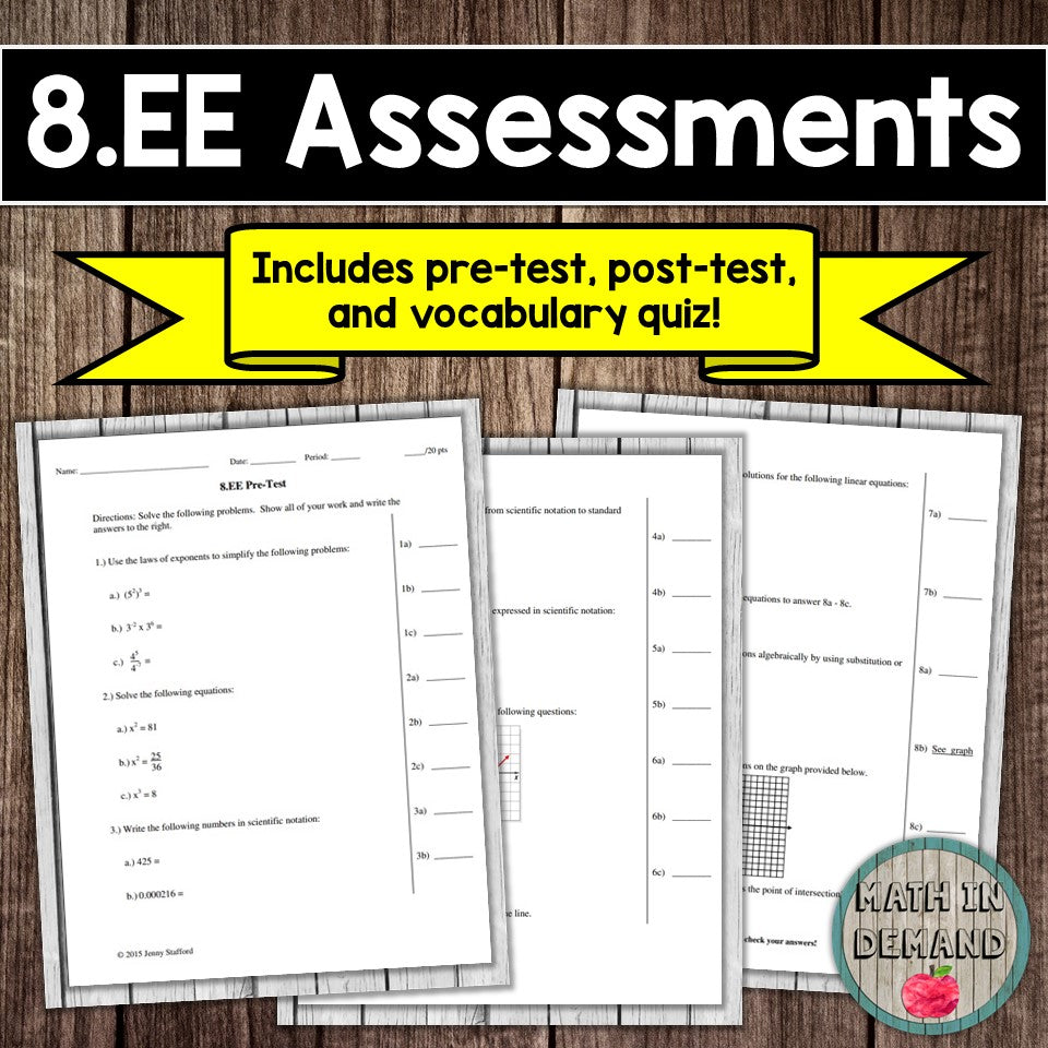 8.EE Assessment
