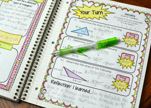 6th Grade Math Interactive Notebook