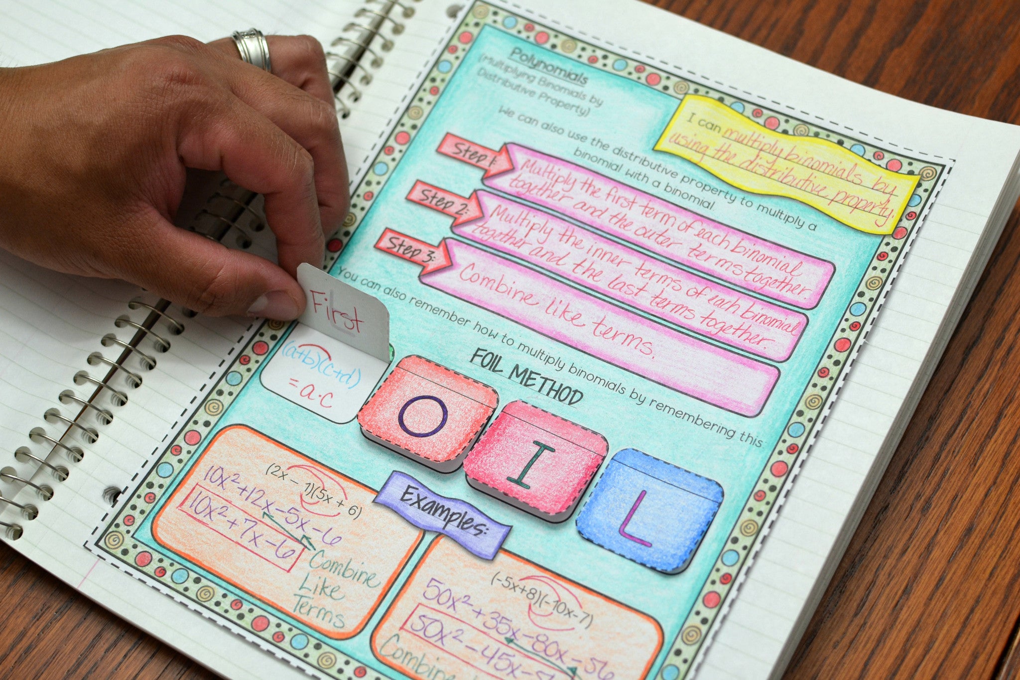 Algebra Interactive Notebook Math In Demand Algebra interactive notebook math in demand