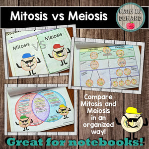 Mitosis vs Meiosis Flipbook