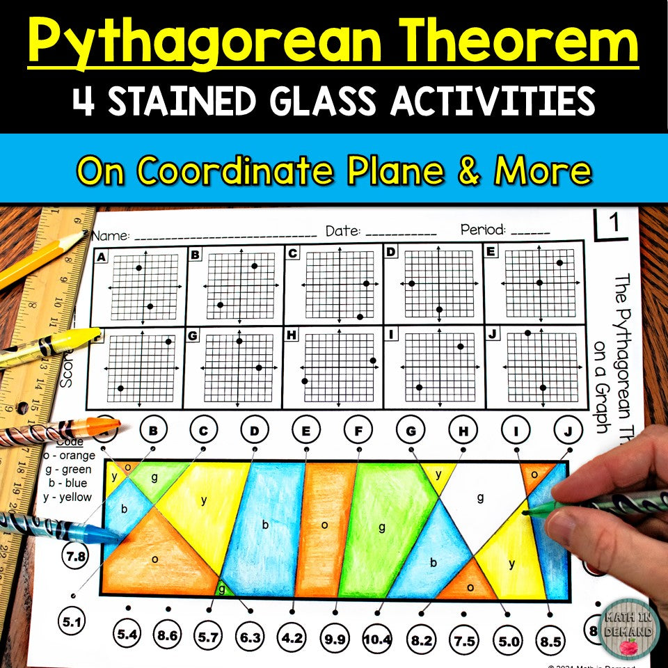 pythagorean theorem puzzle worksheet
