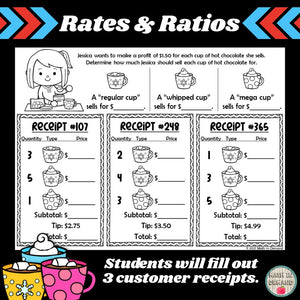 Rates & Ratios Hot Chocolate Stand
