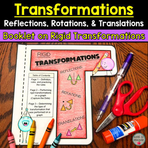 Transformations Booklet (Reflections, Rotations, and Translations)