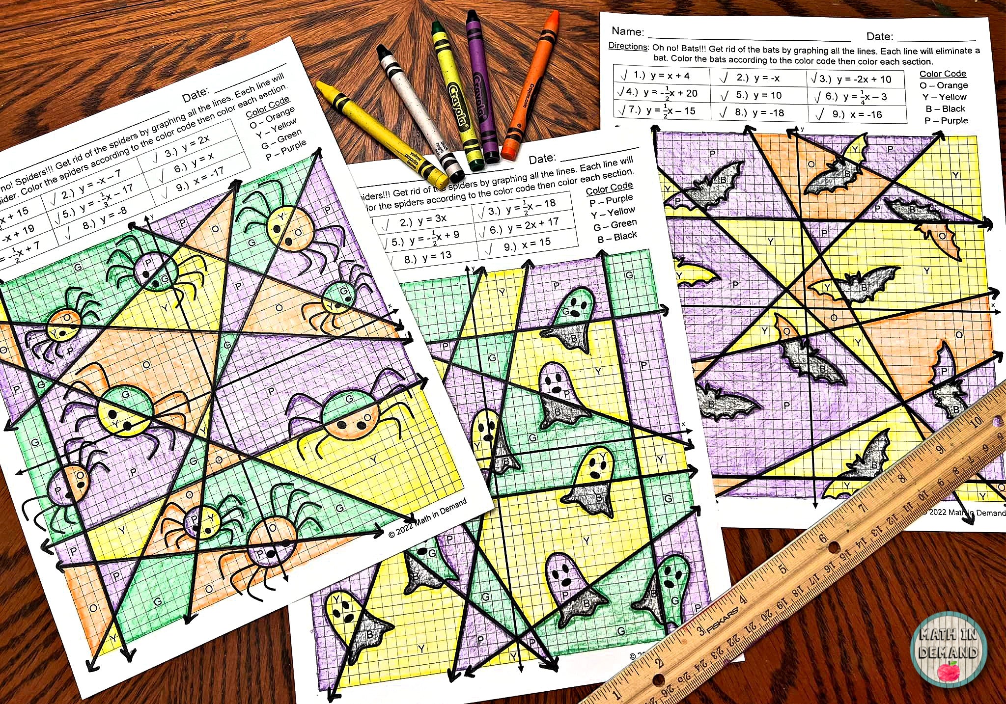 Stained Glass Project Algebra Graph