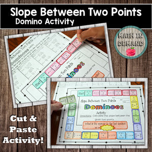 Slope Between Two Points Dominoes Activity