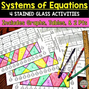 Systems of Equations Stained Glass