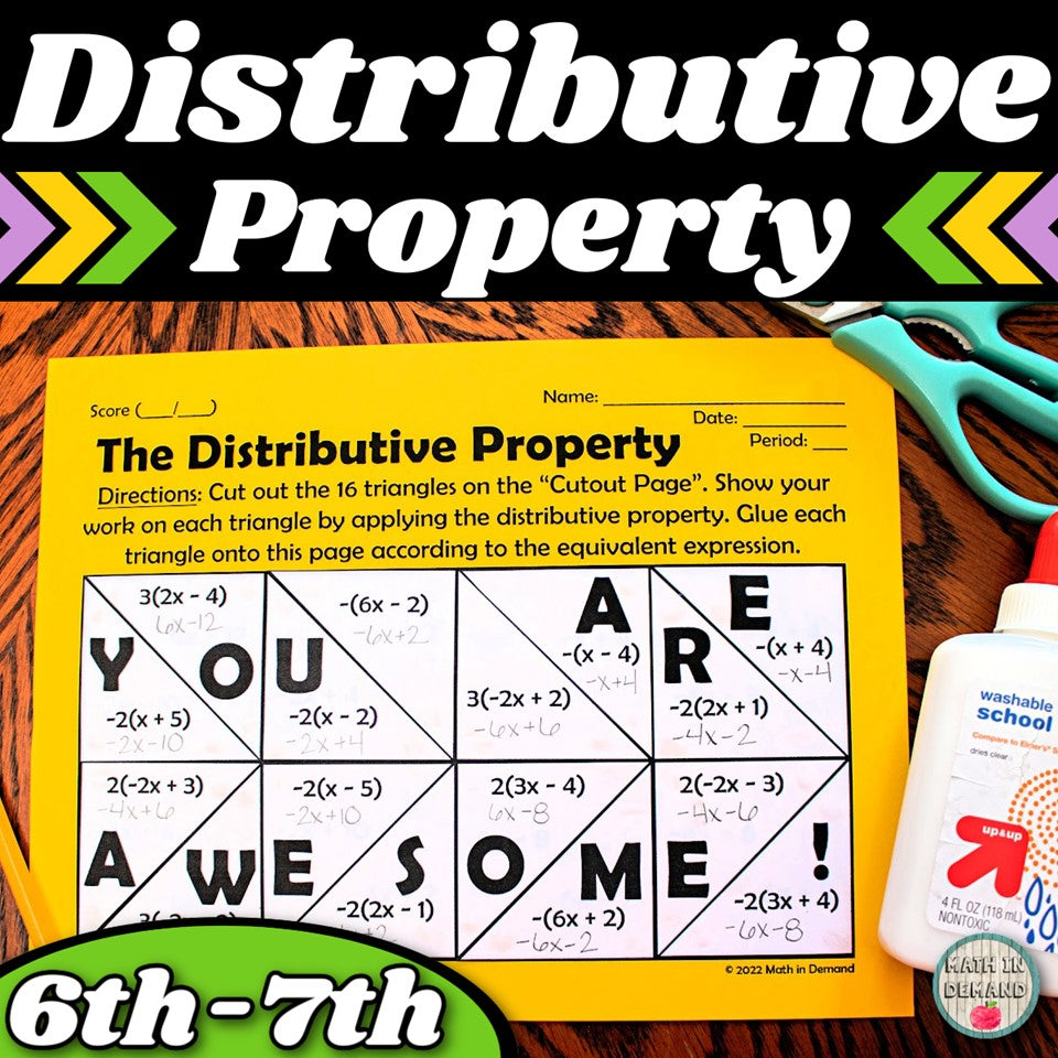 Distributive Property - Math in Demand
