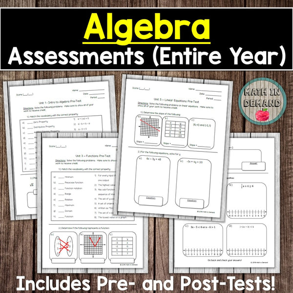 Algebra Bundle - Math in Demand