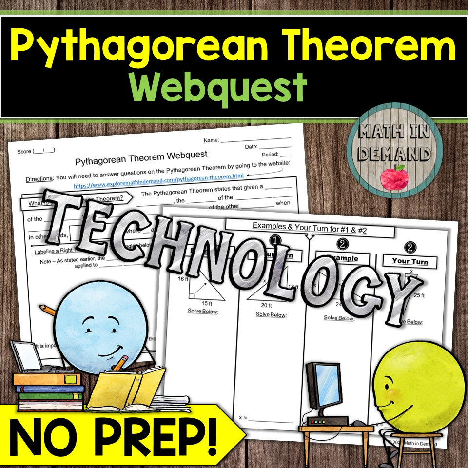 The Pythagorean Theorem Webquest - Math in Demand