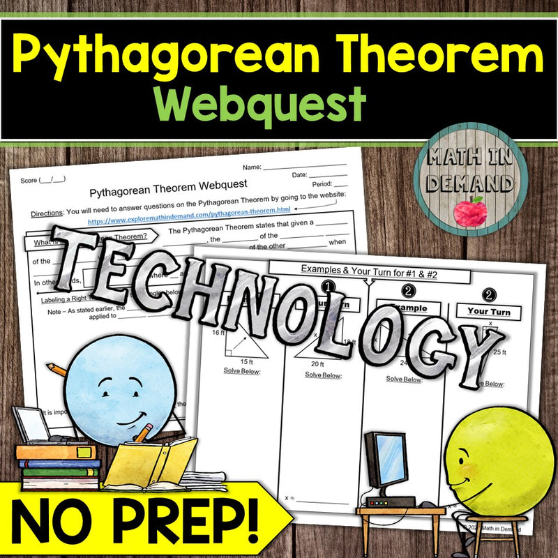 The Pythagorean Theorem Webquest - Math In Demand