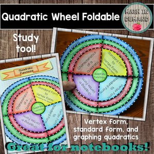 Quadratic Foldable
