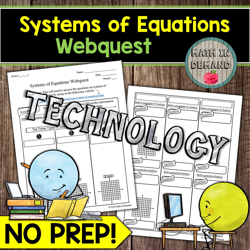 Systems of Equations Webquest